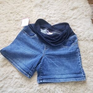 Maternity Jean Shorts